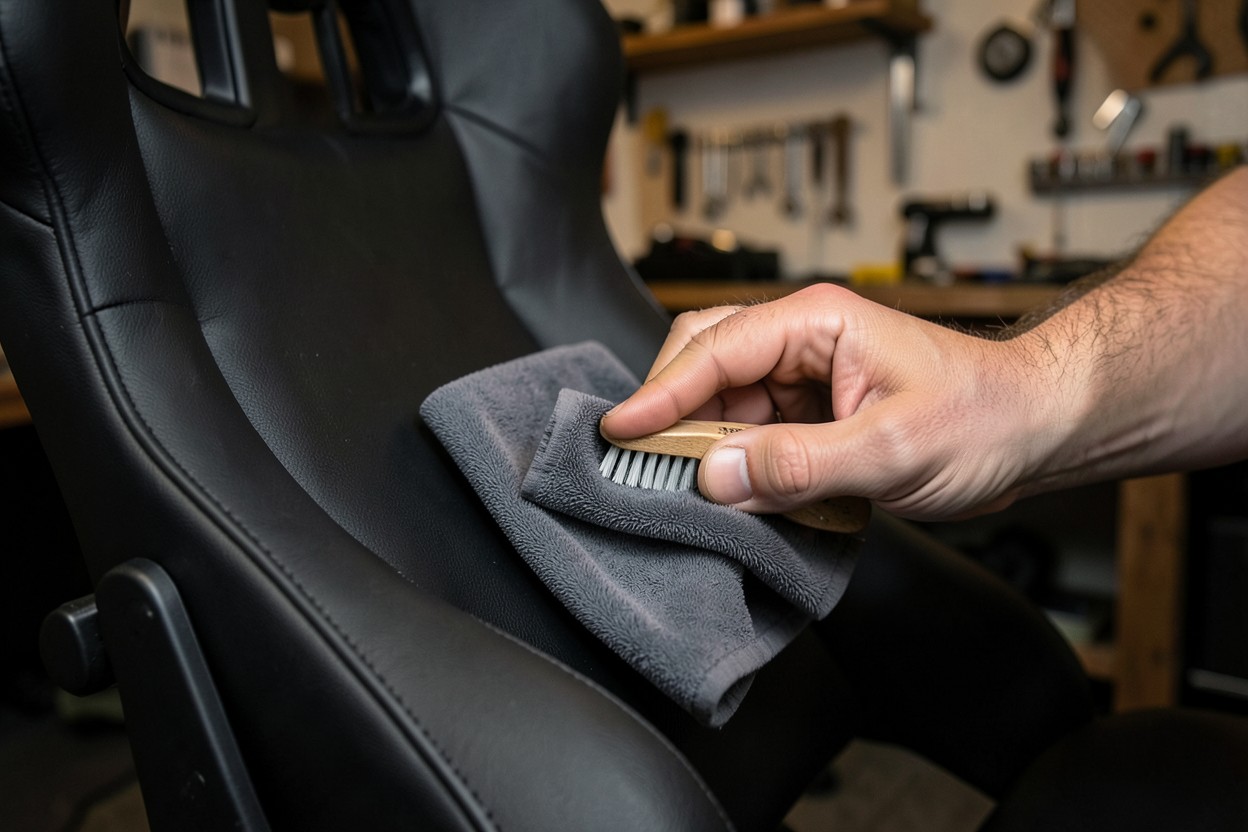 Limpieza cuidadosa de silla gamer